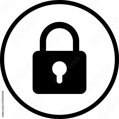 Cyber security network. Data protection. Digital padlock on internet technology networking with cloud computing and data. Cybersecurity icon