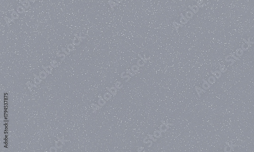 Snow and raindrops on a rough gray canvas textured surface material