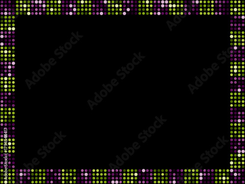 ミラータイル3、格子小F、4黄緑