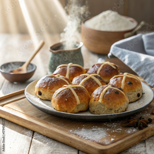  Freshly Baked Hot Cross Buns for Easter Tradition