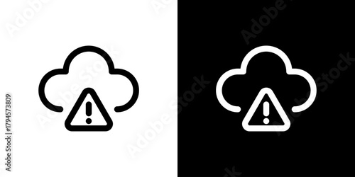 クラウド・警告のアイコン