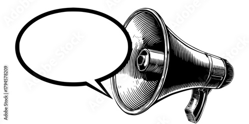 Echoes Mind: Monochrome Symphony Sound Thought | Clean, isolated vector art for creative projects.