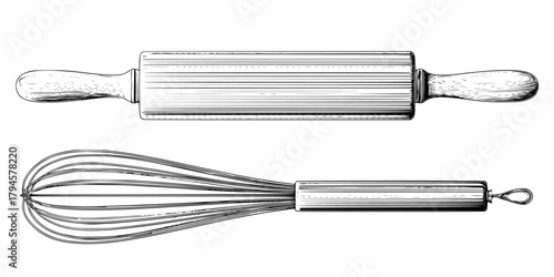 Elegant Culinary Companion | Clean, isolated vector art for creative projects.