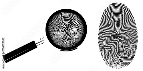 Eyepiece Truth: Unveiling Hidden Details | Clean, isolated vector art for creative projects.