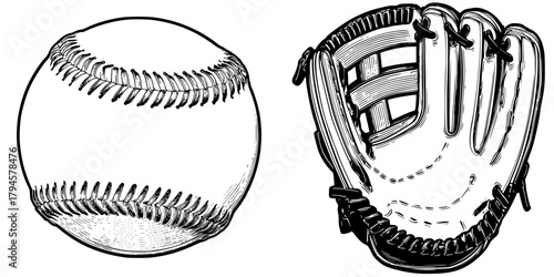 Art Baseball: Visual Tribute Game's Essentials | Clean, isolated vector art for creative projects.