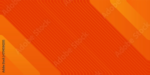 Abstract orange and yellow gradient geometric hexagon background. Simple with color burn effect. Minimalist circles.