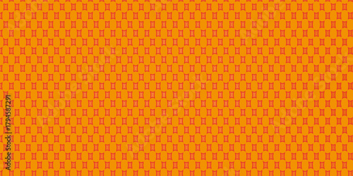 Dots halftone orange color pattern gradient texture with technology digital background. Dots pop art comics with summer background. modern orange dotted