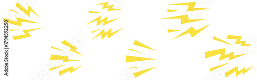 Lightning bolt icon. Flash symbol, thunderbolt, blitz lightnings strike sign. Electric energy black silhouettes, power concepillustration of a lightning bolt, vector illustration of lightning, 