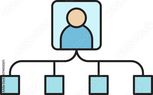 Hierarchy Chart Icon
