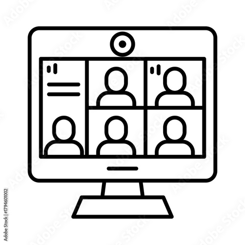 Video conference icon