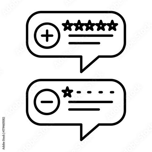 Nice testimonial icon