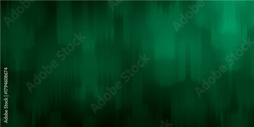Futuristic digital technology pattern with abstract green light lines and matrix code texture background
