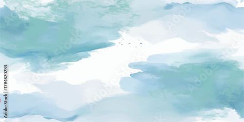 Beautiful abstract color sky blue texture background on white surface. Grunge and textured banner with free copy space. Inspiring Views of Fluffy Clouds Blue Sky Background. 