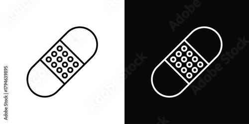 Bandage icon. Premium pictogram isolated on a white background.