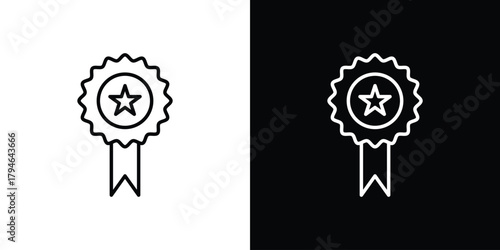 Certificate icon. Premium pictogram isolated on a white background.
