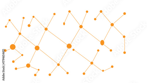 High-tech circuit board connection system  communication technology concept.