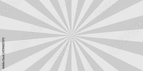 Vector sunray stripe background. Light sunburst glowing background. Sunburst pattern summer social banner. vector illustration pattern beam rays. Spiral radial striped backdrop design.	