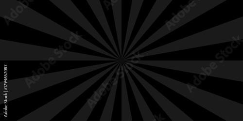 Vector sunray stripe background. Light sunburst glowing background. Sunburst pattern summer social banner. vector illustration pattern beam rays. Spiral radial striped backdrop design.	