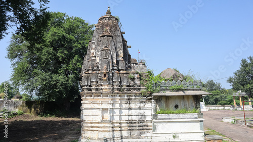 India, Rajasthan, Dungarpur, Group of Ancient Hindu Temples Near Dungarpur, 17th Century Monuments. 