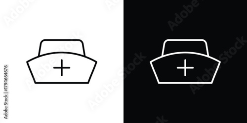 Nurse icon. Premium pictogram isolated on a white background.