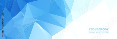 soft geometric composition featuring translucent triangles and cool blue hues, ideal for technology or corporate themes.