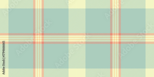 Outfit vector textile texture, ornamental tartan plaid fabric. Ceremony seamless pattern background check in light and red colors.