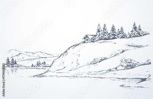 Contest 3 olympic athlete leader hero medalist red metal pin round wreath element. Bright color hand drawn warranty heraldic logo border in retro art cartoon graphic style on white space for text