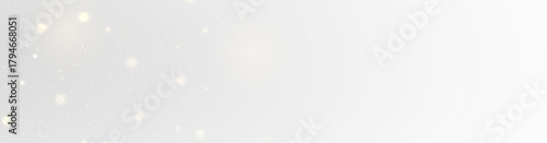 Transparent golden glow bokeh overlay