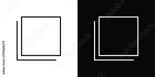 Pop up icon. Premium pictogram isolated on a white background.