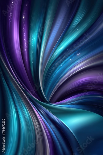 Abstract Swirling Colors Background Design