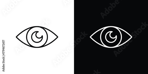 Show icon. Premium pictogram isolated on a white background.