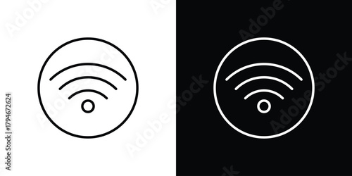 Signals icon. Premium pictogram isolated on a white background.