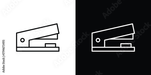 Stapler icon. Premium pictogram isolated on a white background.