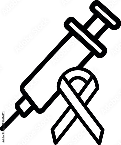 World Aids Vaccine Day outline icon