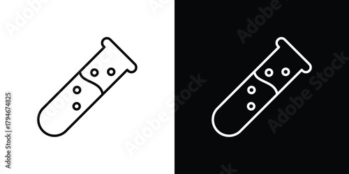 Test icon. Premium pictogram isolated on a white background.