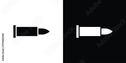 Bullet icon, outline vector sign, linear and solid style. vector symbol on white background