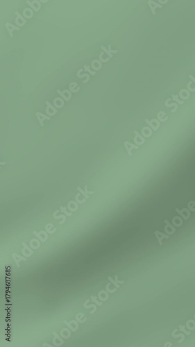 Soft dark green fabric waving smooth texture visual background gentle pastel cloth motion abstract minimal design calm aesthetic surface pattern natural color relaxation textile video backdrop elegant