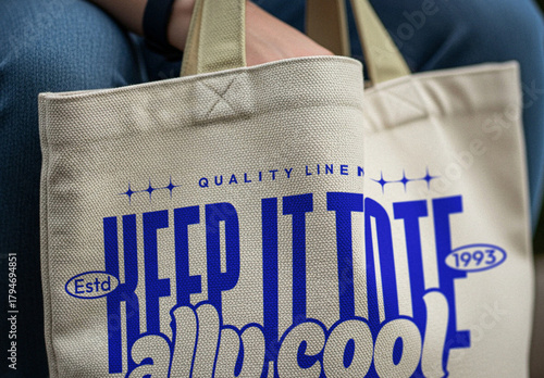 Shopping Tote Bag Mockup