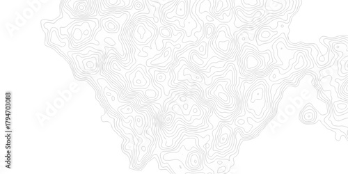 Contour abstract map relief land outline. Topographic map patterns. White wave paper curved reliefs abstract background. Background of the topography map. Abstract pattern with lines.	
