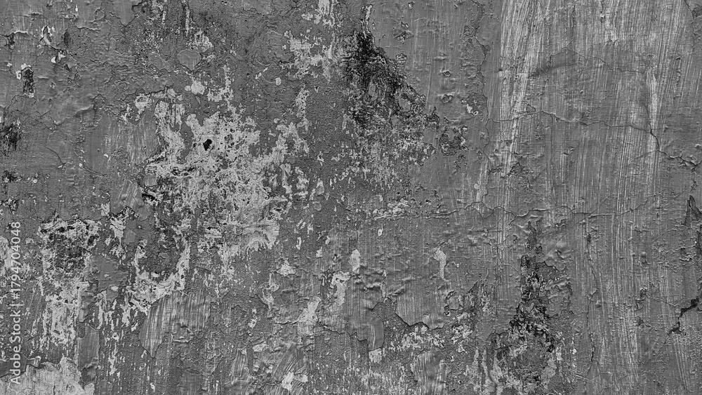 Fototapeta premium Rough mineral rock surface texture. Abstract organic natural background. Detailed stone structure with imperfections and grain.