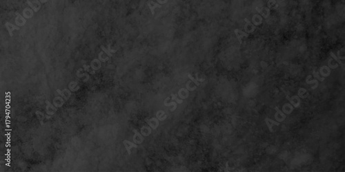Blackboard and chalkboard grunge backdrop black background. Wall grunge backdrop rough background dark black and stone. Monochrome slate grunge concrete wall black backdrop vintage marbled textured.	