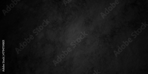 Blackboard and chalkboard grunge backdrop black background. Wall grunge backdrop rough background dark black and stone. Monochrome slate grunge concrete wall black backdrop vintage marbled textured.	