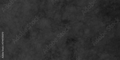 Blackboard and chalkboard grunge backdrop black background. Wall grunge backdrop rough background dark black and stone. Monochrome slate grunge concrete wall black backdrop vintage marbled textured.	