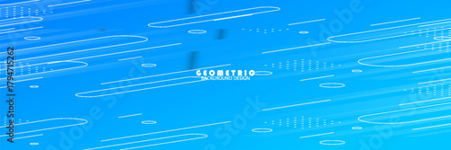 elegant minimalist blue backdrop with soft gradients and floating geometric outlines, perfect for presentations or branding. simple design, cover, flayer, design