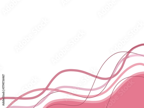 Wave design line art swirl background Element 