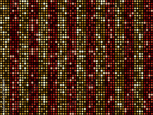 ミラータイル3、縞大、10赤