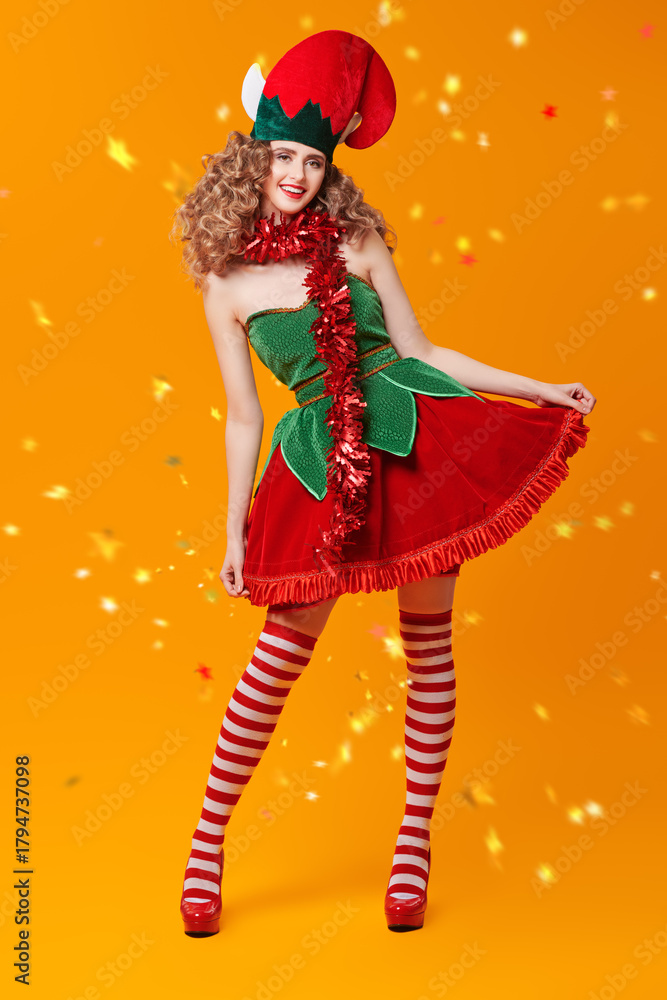 Fototapeta premium Holiday Elf Sparkle