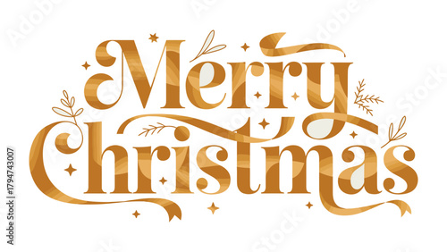 Elegant Christmas Greetings: A beautifully crafted greeting expressing warm wishes for the holiday season, using stylized lettering and embellishments.