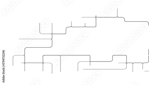 Vectors White Abstract geometric dots and lines connection circuit concept.