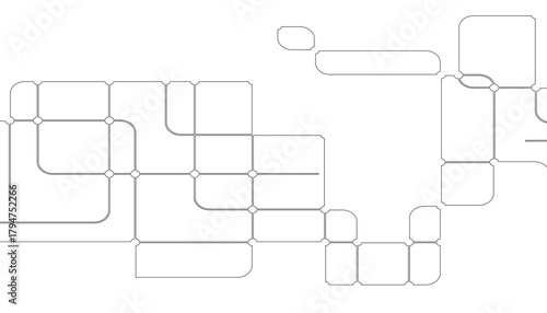 Abstract futuristic technology background. Technology background with crossed lines and dots. abstract blue background